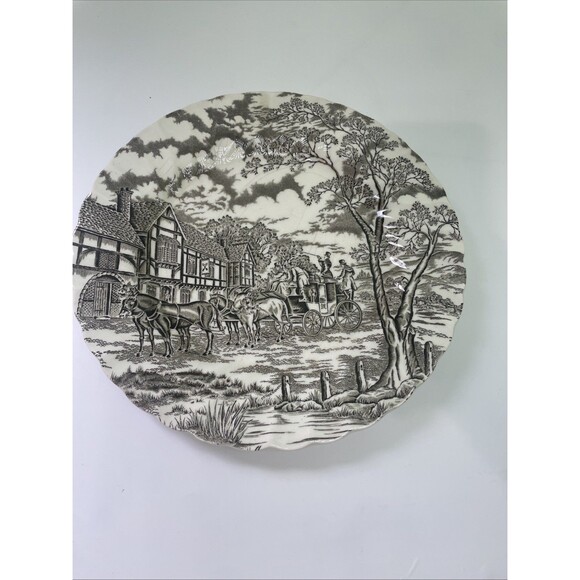 5 Royal Mail Fine Staffordshire Ironstone Dinner Plate - England Euc Bin 151 - Picture 1 of 5